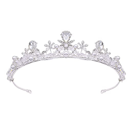 Oriamour Crystal Tiaras and Crowns Headband For Women Birthday Pageant Wedding Prom Princess Crown Bridal Tiara With Clear...