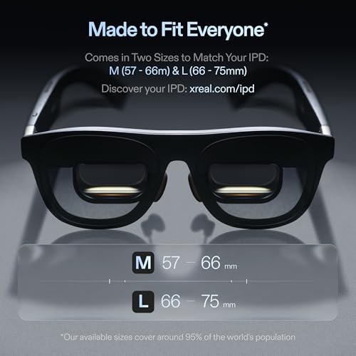 XREAL One Pro AR Glasses with X1 Chip, Native 3 DoF, X-Prism Optics, 57°FOV 171" 120Hz FHD Display, Sound by Bose, XR Glas...