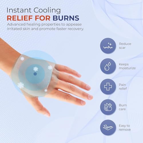 BurnFIX® Burn Kit First Aid Recommended by Doctors, Comprehensive 25pcs First Aid Kit Includes Burn Gel, Burn Dressing, Gl...