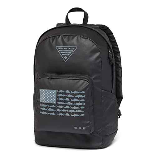 Columbia Unisex PFG PHG Zigzag 22L Backpack, Black/PFG Fish Flag, One Size