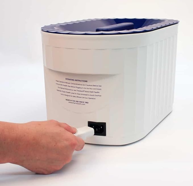 Therabath Professional Thermotherapy TB6 Paraffin Wax Bath - Heat Therapy for Hands, Feet, Face & Body - Made in USA - 6 lb. Wintergreen