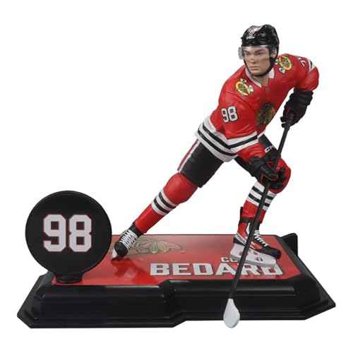 McFarlane Toys - Connor Bedard (Chicago Blackhawks), NHL Posed, 7in Figure