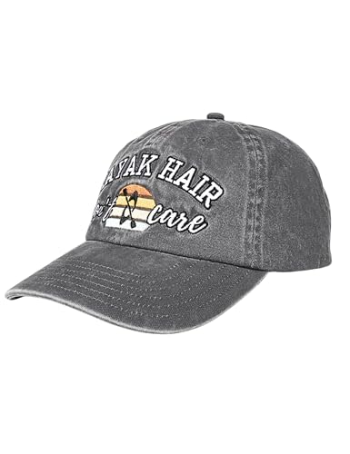 InnoBeta Kayak Gifts, Lake Hats for Women, Kayak Accessories - Kayak Hair Don't Care Baseball Cap Grey