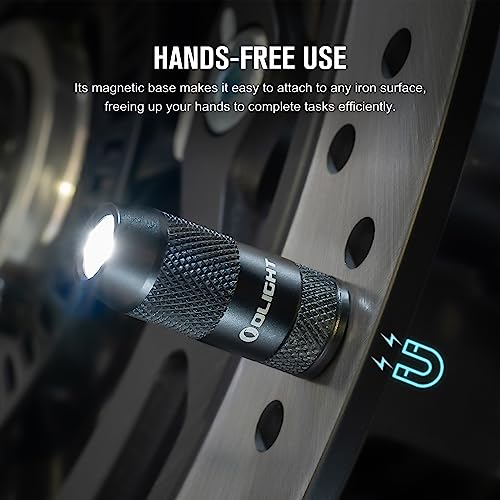 OLIGHT IMINI 2 EDC Rechargeable Keychain Flashlight, 50 Lumens Compact and Portable Mini LED Keyring Lights with Built-in ...