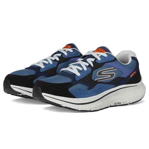 Skechers Performance Mens Go Run Consistent 2.0 - Retro Sneaker, Navy,7.5
