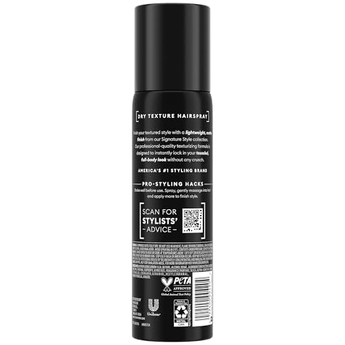 TRESemm? Dry Texture Finishing Mist 12-Pack ??Volumizing & Texturizing Spray for Flat, Wavy, and Curly Hair, Scented, 5 Oz Ea