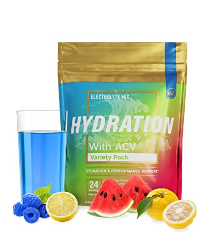 Essential Elements Hydration Packets - Electrolytes Powder Packets Sugar Free - 24 Stick Packs of Electrolytes Powder No S...