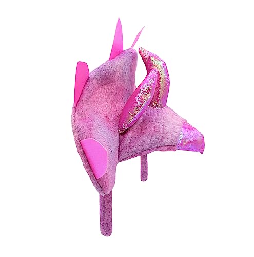 Nicky Bigs Novelties Adult Triceratops Dragon 3 Horn Dinosaur Headband Tail Costume Accessory Set