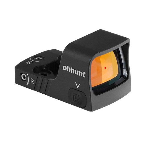 ohhunt RD U1 3 MOA Red Dot Sight for RMSc Footprint and Picatinny Mount 1X21X15mm Micro Shake Awake Red Reflex Sight 10 Brightness Levels