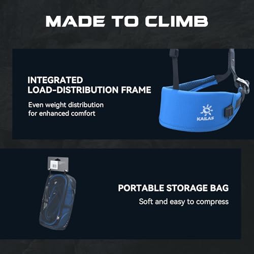 KAILAS B3 Rock Climbing Harness Men Adjustable Roofing Harness Indoor Climbing Rappelling Harness Women Protect Durable