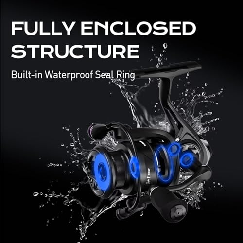 Spinning Fishing Combo - 6' Pioneer Series Spinning Rod and Size 5000 M1 Pro Fishing Reel
