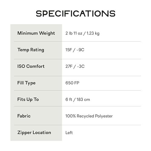 NEMO Equipment Disco Men's & Women's Endless Promise Down Sleeping Bag