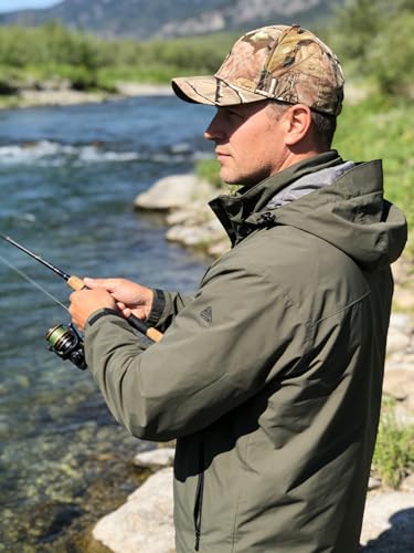 Mens Camo Packable Hunting Hat: Adjustable Lightweight Baseball Cap - Casual Gear for Hiking Fishing Outdoor Vacation Trip