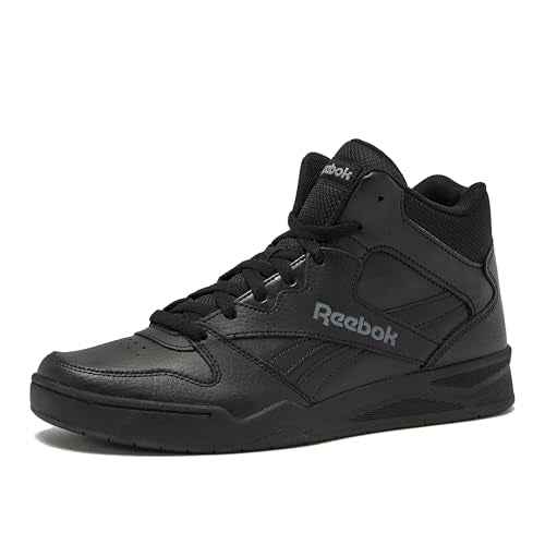Reebok Men's Royal BB4500 Hi2 High Top Sneakers for Men, Black/Alloy, 8.5 Extra Wide