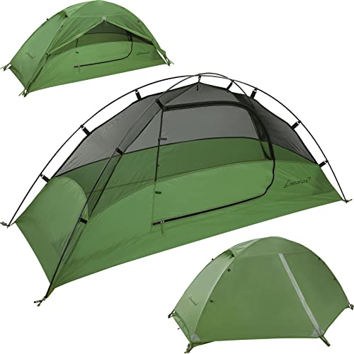 Clostnature Lightweight Tent for Backpacking - 1/2/3/4 Person Ultralight Backpacking Tent, Waterproof Easy Setup Camping T...