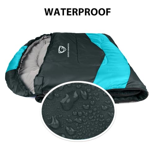 Gold Armour Sleeping Bags for Adults Cold Weather & Warm - Backpacking Camping Sleeping Bag for Kids 10-12, Girls, Boys - ...