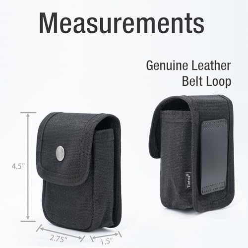 Tintirs 2 Pack EDC Belt Pouches for Men Women, Compact Holster Pouches Waist Bags with Belt Loop for Fishing, Hiking, Camp...