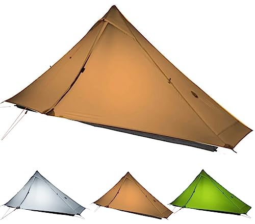 ROOMEDAL 3F UL Gear Lanshan PRO Lanshan Ultralight Tent 3 Season Backpacking Tent for 1 Person, Waterproof Professional Te...