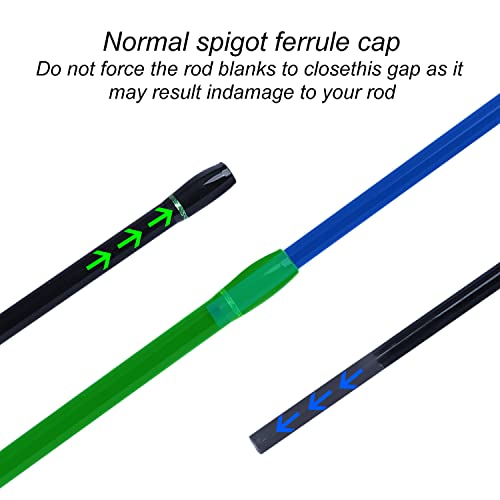 Sougayilang Fishing Rods Ultra-Sensitive Carbon Spinning Rods Blanks with Comfort EVA Grip Rod Handle 2 piecesTrout Rod