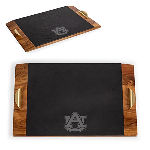 PICNIC TIME NCAA Unisex-Adult NCAA Covina Acacia and Slate Serving Tray, Charcuterie Board Set