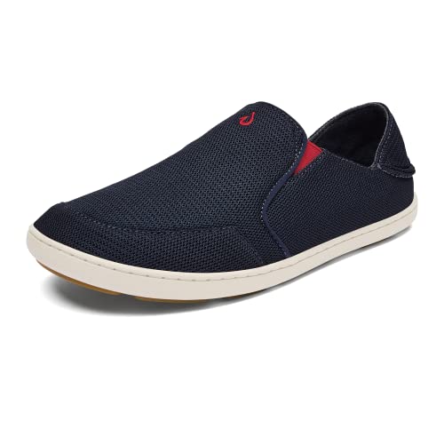 OLUKAI Nohea Mesh Men's Slip On Sneakers, Lightweight & Breathable Shoes for Everyday Wear, All-Weather & Enhanced Traction