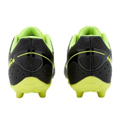 Diadora Pichichi 5 MD Youth Soccer Shoe - Perfect Starter Shoe for Kids, Turf and Firm Ground, Water-Resistant Suprell Upper, Non-Slip PU Heel Lining