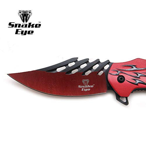 Snake Eye Tactical Folding Knife | Outdoor Survival Pocket Knife | Made of Stainless Steel Blade