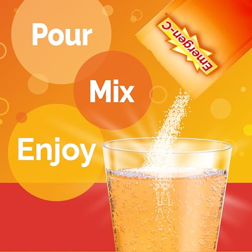 Emergen-C Citrus-Ginger Fizzy Drink Mix, Turmeric and Ginger, Immune Support, Natural Flavors with High Potency Vitamin C,...