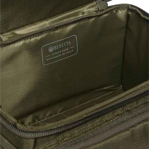 Beretta Gamekeeper EVO Durable Lightweight Functional Outdoor Hunting Shooting Tactical Zippered Cartridge Bag 150 with Adjustable Shoulder Strap | Capacity of 6 Boxes x 25 Cartridges