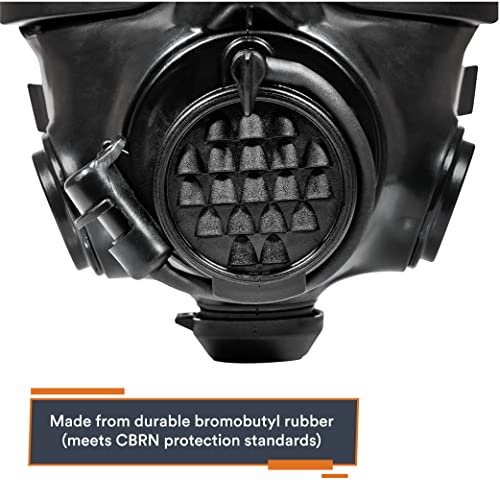 MIRA SAFETY CM-8M Full-Face CBRN Gas Mask W/Canteen - Reusable Survival Nuclear Chemical Respirator for Prepper Gear and S...