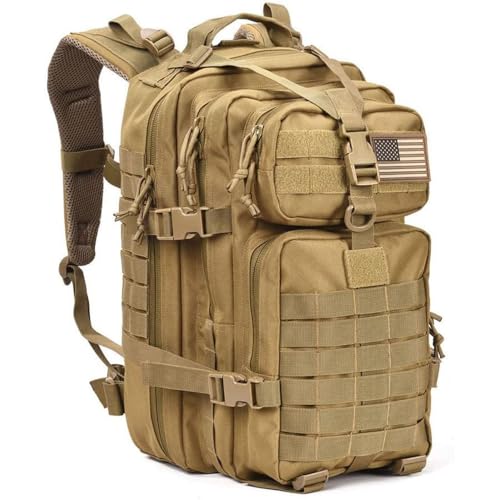Military Tactical Assault Pack Backpack Army Molle Bug Out Bag Backpacks Small Rucksack for Outdoor Hiking Camping Trekkin...