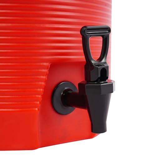 VitaChicuy Stainless Steel Beverage Dispenser Insulated Container with Faucet Cooler with Drink Dispensers Cold and Hot Dr...