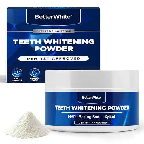 Teeth Whitening Powder - Hydroxyapatite, Remineralizing, Non-Sensitive Formula - Dentist-Approved Tooth Stain Remover & Polisher - Fluoride-Free (30 Grams)
