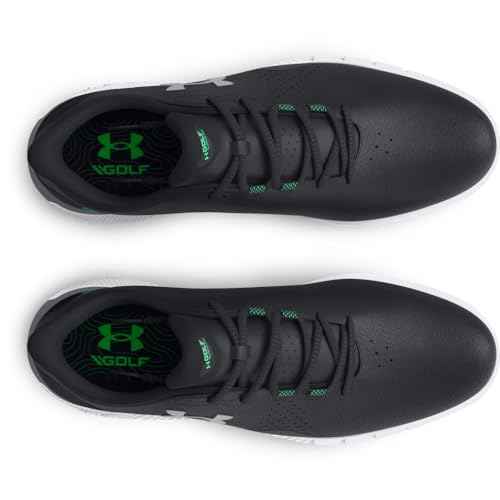 Under Armour Men's Drive Fade Spikeless, (001) Black/Black/Titan Gray, 8, US