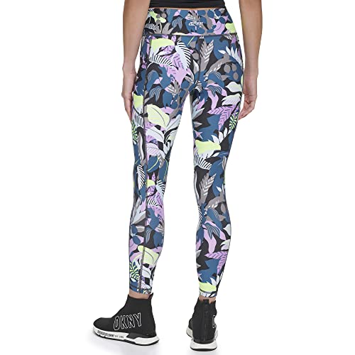 DKNY Women's Tight Printed High Waist Performance Leggings