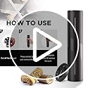 COKUNST Electric Wine Opener, Battery Operated Wine Bottle Openers with Foil Cutter, One-click Button Corkscrew Remover fo...