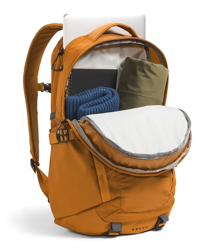 The North Face Recon Everyday Laptop Backpack - Daypack, Water Repellent, 16" Laptop Sleeve, 2 Water Bottle Pockets, Timbe...
