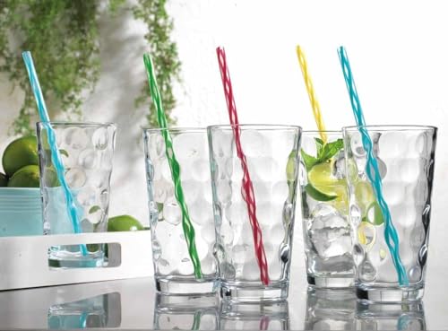 Home Essentials 12-pc Galaxy Glassware - Drinking Glasses, Mixed Drinkware Set. Highball 17 oz. Rock 13 oz. Juice 7 oz. Gl...