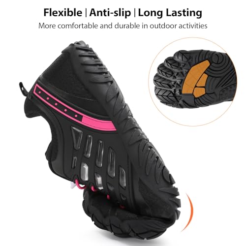 MeXYZ Hike Barefoot Shoes Women Wide Toe Box Zero Drop Minimalist Shoes for Workout Cross-Trainer Walking Hiking Water Gro...