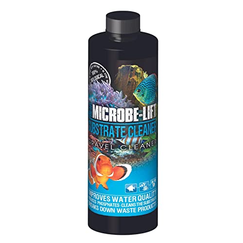 Microbe-Lift Gravel & Substrate Cleaner for Saltwater Aquarium and Freshwater Tanks, Tank Cleaner and Aquarium Water Condi...