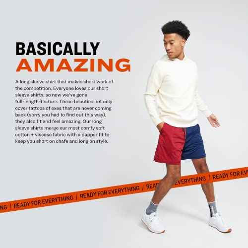 Pair of Thieves Men's Off Duty Tapered Super Soft Lounge Shorts - Cotton Modal Blend Shorts