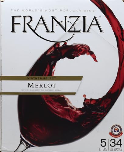 Franzia Merlot, Red Wine, 5 Liters