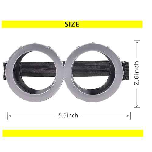 Halloween Goggles Glasses for Men Women Funny Steampunk Goggles Cosplay Party Costume Accessories