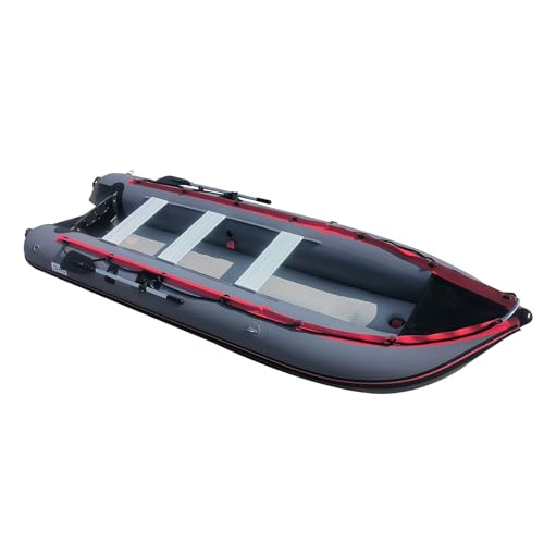 BRIS 14.5Ft Heavy Duty Inflatable Kayak Boat Fishing Tender Kayaks Canoe Dinghy