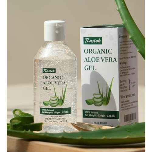 Aloe Vera Gel | 100% Pure Natural Aloe Gel For Moisturizing Face Skin & Hair Care,Durable Moisturizing Hydrating Soothing, Non-Sticky (7.7 OZ)