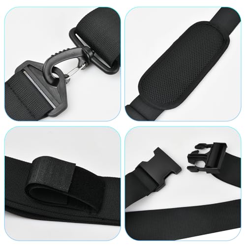 Surfboard Shoulder Strap, Adjustable Paddle Board Carry Strap with Padded Shoulder, Heavy-Duty Hands-Free Carrying Strap f...