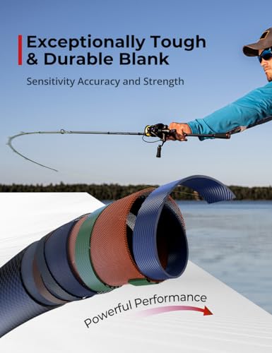 Piscifun Torrent Fishing Rod, IM6 Carbon Baitcaster Rod & Spinning Rod, High Sensitive Lightweight Casting Rod & Spinning ...
