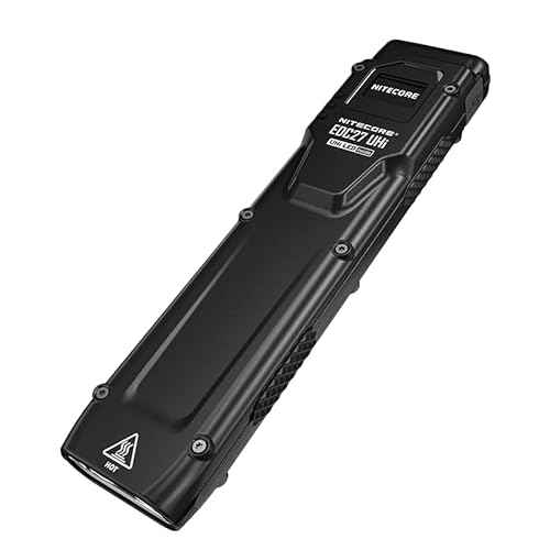 Nitecore EDC27 UHi Flat EDC Flashlight, 3100 Lumen, USB-C Rechargeable, High Lumen Slim with Digital Display Sticker