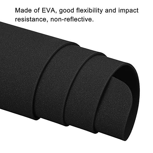 PATIKIL 33x16 EVA Backdrop, 1 Pack Black Soft Photo Background for Light Box Small Products Photography Studio