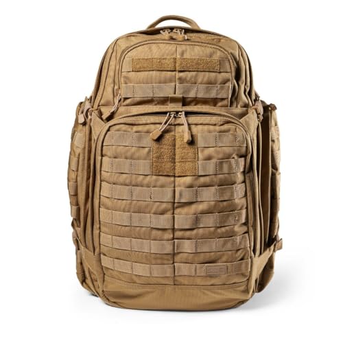 5.11 Tactical Backpack, RUSH 72 2.0 Military Survival Molle Back Pack with Laptop Compartment, Large, 55L, Style 56565ABR